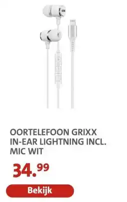 Bruna Ootte Elefon GrixX IN-EAR LIGHTNING aanbieding