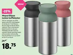 AllesZ Mepal Ellipse isoleer koffiebeker aanbieding