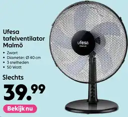 AllesZ Ufesa tafelventilator Malmö aanbieding