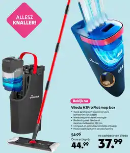 AllesZ Vileda H2Pro Flat mop box aanbieding