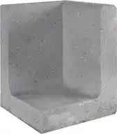 Bol.com L-element hoek grijs 30x30x40 cm aanbieding