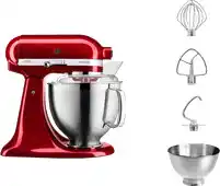 Bol.com KitchenAid Artisan 5KSM185PS - Keukenmachine - Rood aanbieding