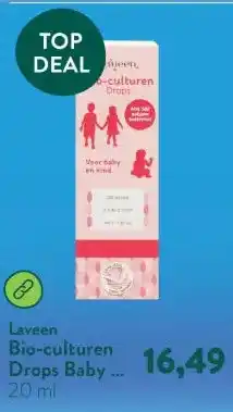 Holland & Barrett Bio-culturen Drops Baby & Kind- 20ml aanbieding