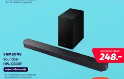 Electroworld Samsung Cinematic Soundbar HW-Q600F 2025 aanbieding
