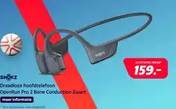Electroworld Shokz OpenRun Pro 2 Bone Conduction Zwart aanbieding