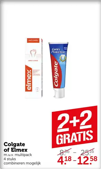 Coop Colgate of Elmex aanbieding