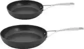 Bol.com Demeyere Alu Pro Dura Glide Koekenpannenset - 20 & 24cm - Titanium aanbieding