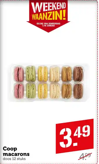 Coop Coop macarons aanbieding