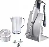 Bol.com Bamix Staafmixer Set SwissLine - 200 W - Zilver aanbieding