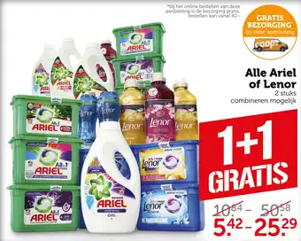 Coop Alle Ariel of Lenor aanbieding