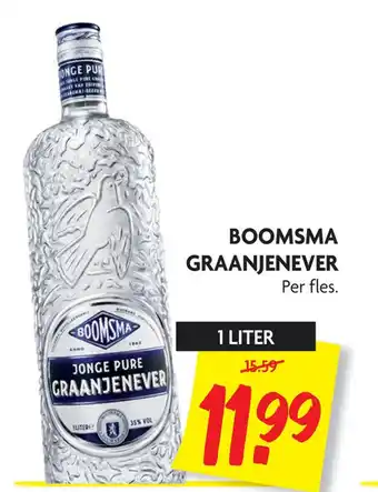 Dekamarkt Boomsma Graanjenever aanbieding