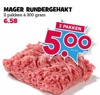 Boon`s Markt Mager Rundergehakt aanbieding