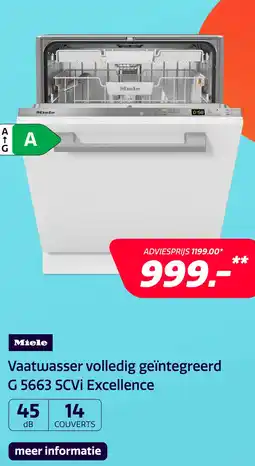 Electroworld Miele G 5663 SCVi Excellence aanbieding