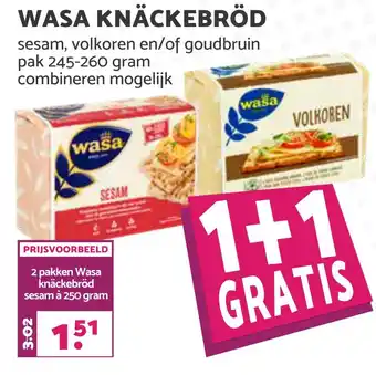 MCD Supermarkt Wasa Knäckebröd aanbieding