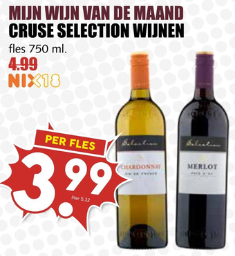 MCD Supermarkt Cruse Selection Wijnen aanbieding