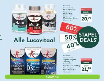 Holland & Barrett Alle Lucovitaal aanbieding