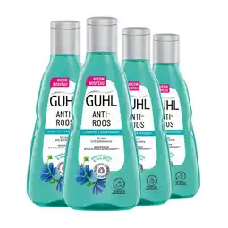 Bol.com Guhl Shampoo Anti Roos - 4 x 250 ml - Voordeelverpakking aanbieding