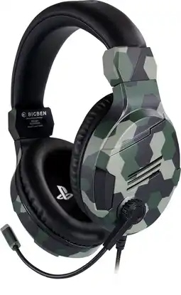 Bol.com Bigben Stereo Gaming Headset V3 - PS5 & PS4 - Camo aanbieding