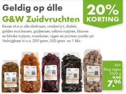 Gezond & Wel Geldig op álle G&W Zuidvruchten aanbieding