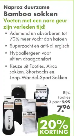 Gezond & Wel Naproz duurzame Bamboo sokken aanbieding