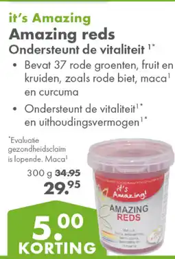 Gezond & Wel it’s Amazing Amazing reds aanbieding