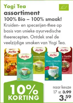 Gezond & Wel Yogi Tea assortiment aanbieding