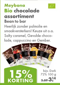 Gezond & Wel Meybona Bio chocolade assortiment aanbieding