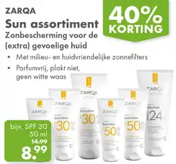 Gezond & Wel ZARQA Sun assortiment aanbieding