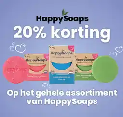 Gezond & Wel HappySoaps gehele assortiment aanbieding