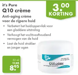 Gezond & Wel it's Pure Q10 crème aanbieding