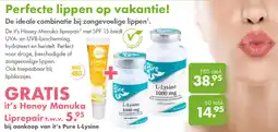 Gezond & Wel Perfecte lippen op vakantie! L-Lysine aanbieding