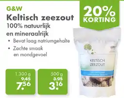 Gezond & Wel G&W Keltisch zeezout aanbieding
