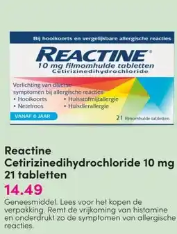 DA Reactine Cetirizinedihydrochloride 10 mg aanbieding