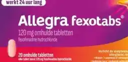 DA Allegra fextabs fexofenadine aanbieding