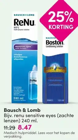 DA Bausch & Lomb aanbieding