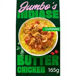 Jumbo Jumbo's Indiase Butter Chicken 165 g aanbieding