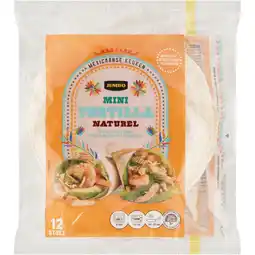 Jumbo Jumbo Mini Tortilla Naturel 12 Stuks aanbieding