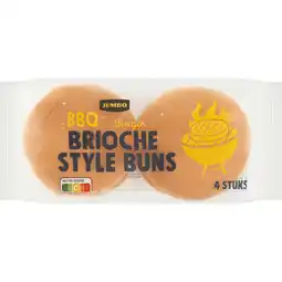 Jumbo Jumbo BBQ Burger Brioche Style Buns 4 Stuks aanbieding