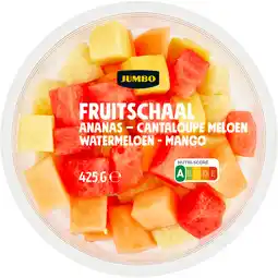 Jumbo Jumbo Fruitschaal Ananas - Cantaloupe Meloen Watermeloen - Mango 425 g aanbieding