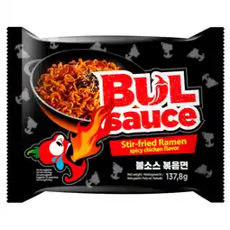 PLUS Bulsauce Spicy Chicken Noodle aanbieding