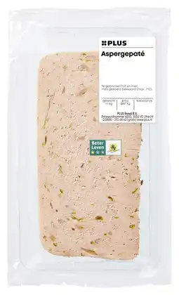 PLUS PLUS Aspergepaté aanbieding