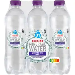 Albert Heijn AH Bruiswater zwarte bes 6-pack aanbieding