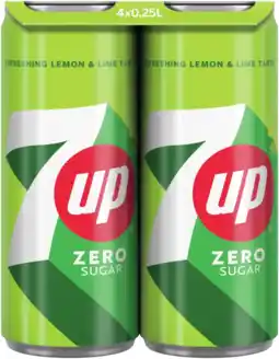 Albert Heijn 7up Zero sugar 4-pack aanbieding