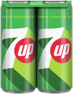 Albert Heijn 7up Regular 4-pack aanbieding