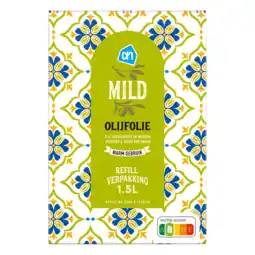 Albert Heijn AH Mild olijfolie navulverpakking aanbieding