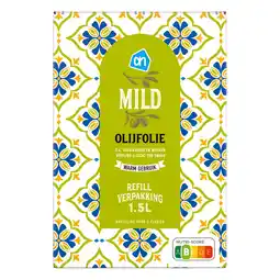 Albert Heijn AH Mild olijfolie navulverpakking aanbieding