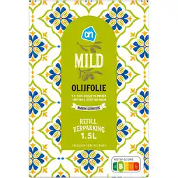 Albert Heijn AH Mild olijfolie navulverpakking aanbieding