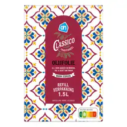 Albert Heijn AH Classico olijfolie navulverpakking aanbieding