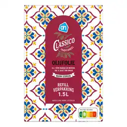 Albert Heijn AH Classico olijfolie navulverpakking aanbieding