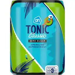 Albert Heijn AH Tonic classic zero sugar 4-pack aanbieding